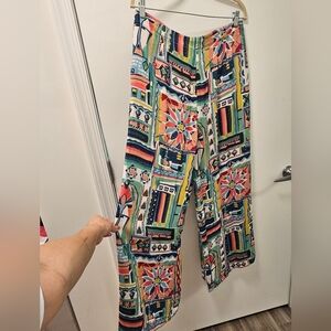 Lafayette 148 Palazzo Patchwork Size 10